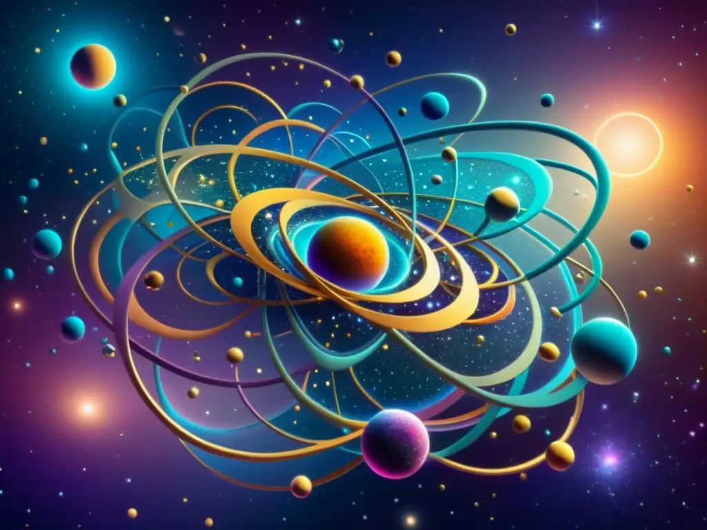 Red de Universos Interconectados: Ilustración Digital en 8k Una ilustración digital 8k detallada de redes de universos interconectados, con senderos neurales, galaxias y estrellas