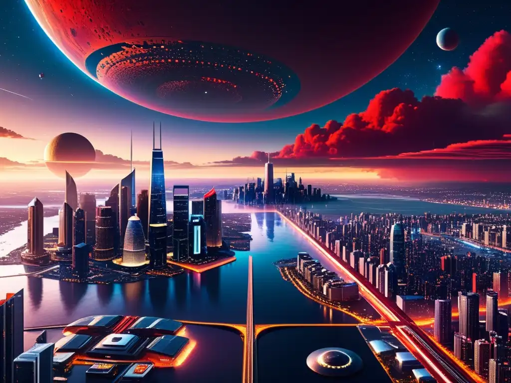 Dos Universos Paralelos: Futuro Avanzado vs Dos universos paralelos: uno futurista, el otro distópico